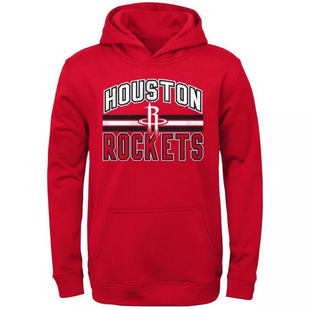 NBA Houston Rockets Youth Poly Hooded Sweatshirt S 6/7